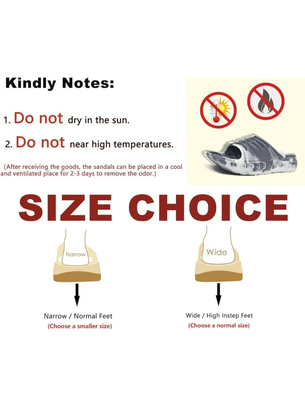 Men Grey White Sandals Orthotic Arch Support Open Toe Sport Slides Thick Cushion